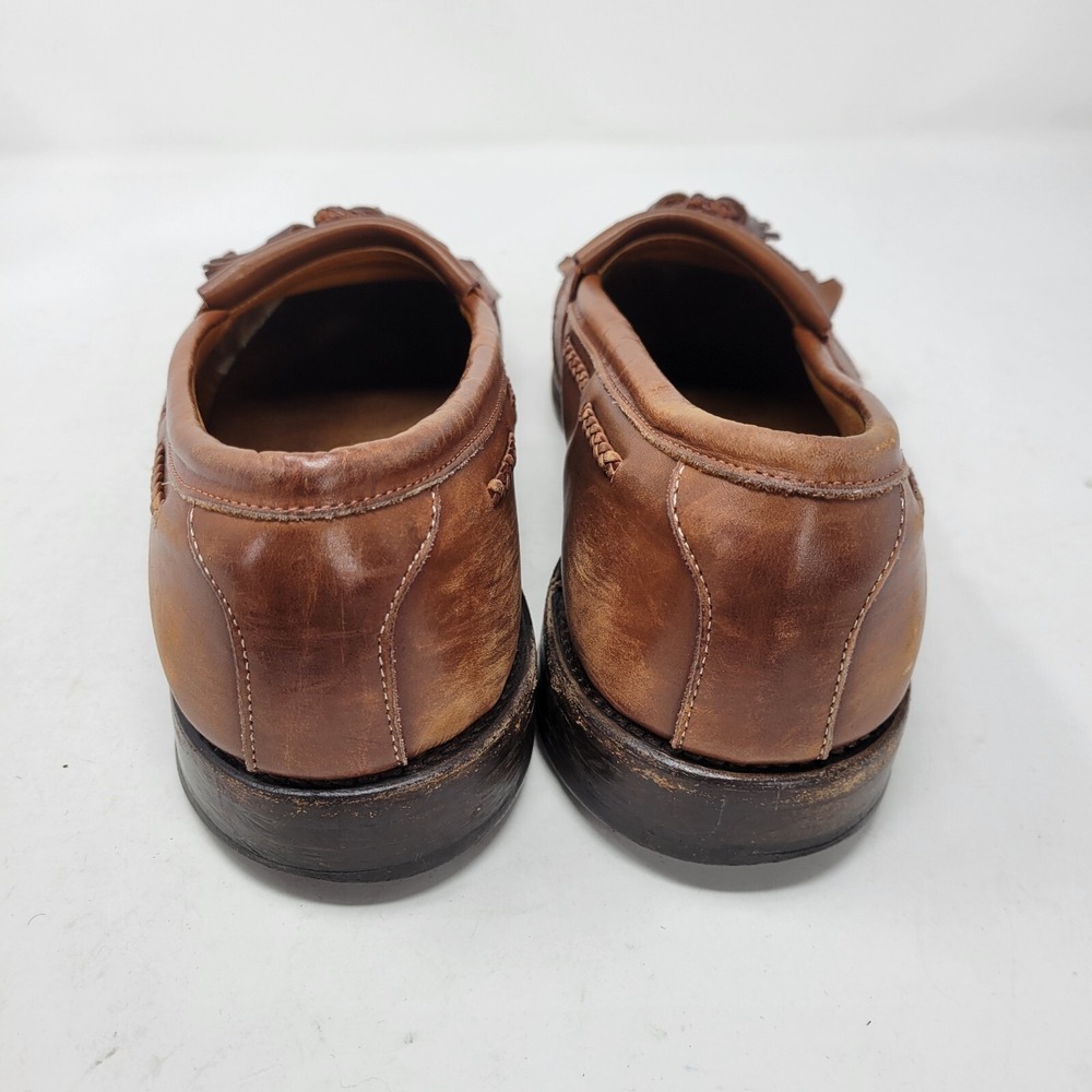 Allen Edmonds Shoes Mens 9 Oxford Brogue‎ Dress Loafer Dockside Tassel Cody - Picture 3 of 8